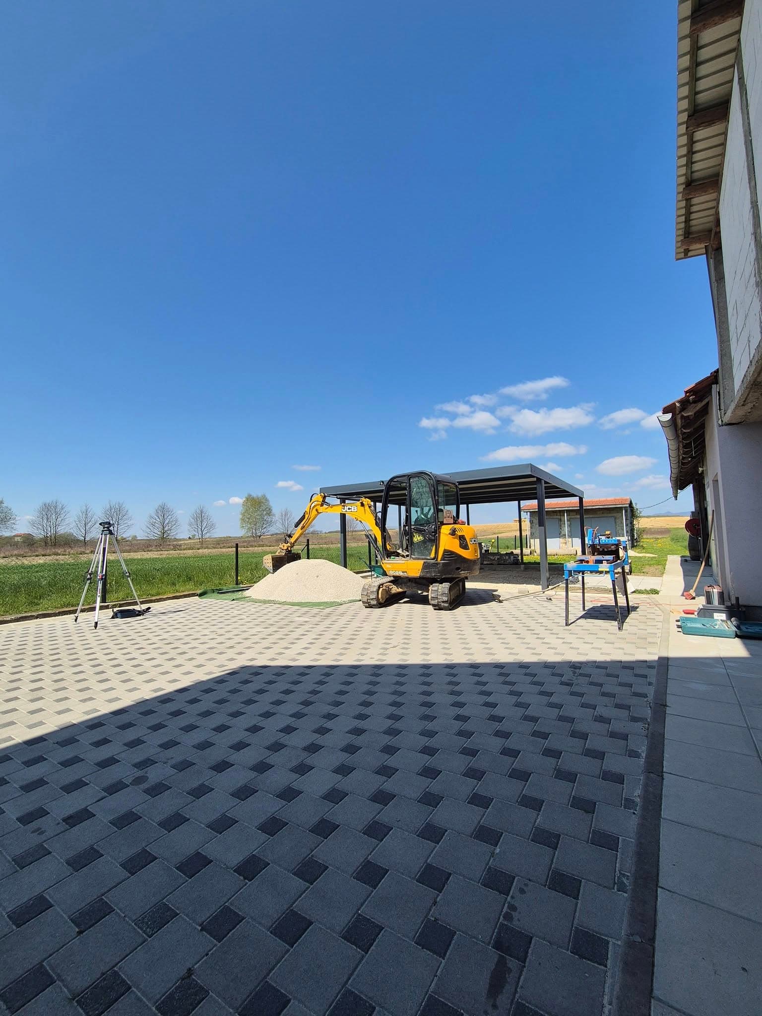 Postavljanje opločnika - slika 1